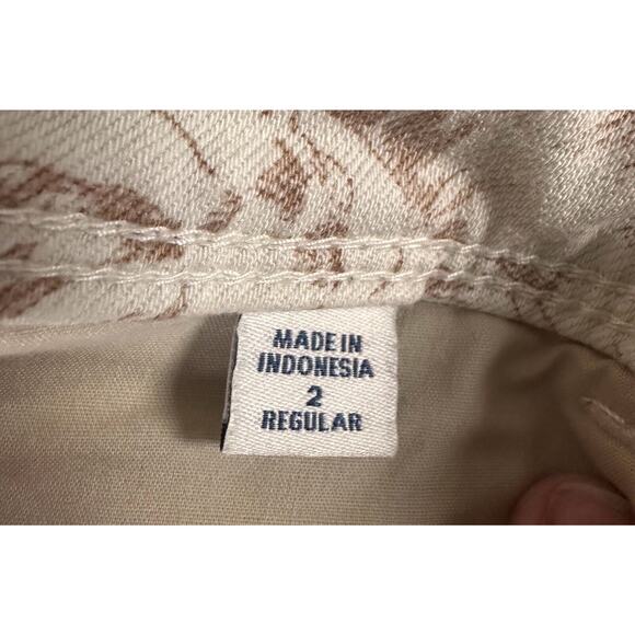 J Jill Jeans Womens size 2 Cream Authentic Fit Slim Ankle - Picture 4 of 8